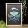 Panels - Luna Moth Wooden Framed Wall Art - SOMETHING DIFFERENT WHOLESALE