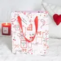 Sacs et cartables - Sac cadeau imprimé avec timbre-poste de la Saint-Valentin - SOMETHING DIFFERENT WHOLESALE