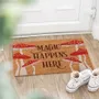 Rugs - Natural Magic Happens Here Mushroom Doormat - SOMETHING DIFFERENT WHOLESALE