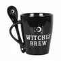 Mugs - Witches Brew Mug and Spoon Set - SOMETHING DIFFERENT WHOLESALE