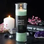 Candles - Luck Green Tea Magic Spell Tube Candle - SOMETHING DIFFERENT WHOLESALE
