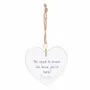 Panels - No Need To Knock Hanging Heart Sentiment Sign - SOMETHING DIFFERENT WHOLESALE