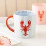Mugs - You Are My Lobster Striped Mug - SOMETHING DIFFERENT WHOLESALE