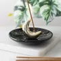 Scents - Gold Crescent Moon Incense Stick Holder - SOMETHING DIFFERENT WHOLESALE