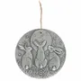 Panels - Silver Effect Moon Shadows Plaque by Lisa Parker - SOMETHING DIFFERENT WHOLESALE