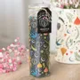 Candles - Midnight Bloom Print French Tulip Tube Candle - SOMETHING DIFFERENT WHOLESALE