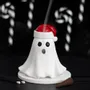 Scents - Ghost with Santa Hat Incense Cone Holder - SOMETHING DIFFERENT WHOLESALE