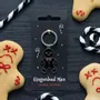 Decorative objects - Spooky Gingerbread Man Keyring - SOMETHING DIFFERENT WHOLESALE