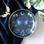 Jewelry - Round Midnight Moth Trinket Dish - SOMETHING DIFFERENT WHOLESALE