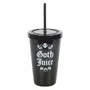 Glass - Goth Juice Plastic Tumbler with Straw - SOMETHING DIFFERENT WHOLESALE