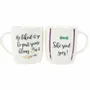Tasses et mugs - Lot de 2 tasses « Elle a dit oui » - SOMETHING DIFFERENT WHOLESALE