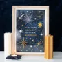 Decorative objects - Silent Night Framed Wall Art Print - SOMETHING DIFFERENT WHOLESALE