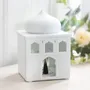 Senteurs - Brûleur d'huile et porte-encens Off White Mosque - SOMETHING DIFFERENT WHOLESALE