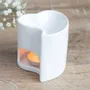 Scents - White Heart Oil Burner - SOMETHING DIFFERENT WHOLESALE