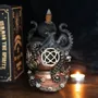 Scents - Kraken on Diver's Helmet Backflow Incense Burner - SOMETHING DIFFERENT WHOLESALE