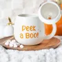 Mugs - Peekaboo Ghost Rounded Mug - SOMETHING DIFFERENT WHOLESALE