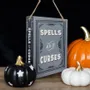 Panels - Spells and Curses Hanging Sign - SOMETHING DIFFERENT WHOLESALE