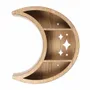 Shelves - Wooden Crescent Moon Wall Shelf - SOMETHING DIFFERENT WHOLESALE