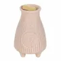 Scents - Greige Ribbed Palo Santo Brick Burner - SOMETHING DIFFERENT WHOLESALE