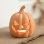 Ornaments - 12.5cm Terracotta Pumpkin Ornament - SOMETHING DIFFERENT WHOLESALE