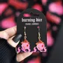 Jewelry - Burning Dice Earrings - SOMETHING DIFFERENT WHOLESALE