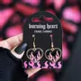 Bijoux - Boucles d'oreilles Cœur Brûlant - SOMETHING DIFFERENT WHOLESALE
