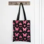 Bags and backpacks - Flaming Butterfly Print Polycotton Tote Bag - SOMETHING DIFFERENT WHOLESALE