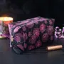 Clutches - Dark Romance Floral Print Makeup Bag - SOMETHING DIFFERENT WHOLESALE