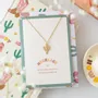 Jewelry - Cactus Necklace on Greeting Card - SOMETHING DIFFERENT WHOLESALE