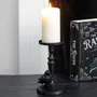 Candlesticks and candle holders - Mystic Raven Pillar Candle Holder - SOMETHING DIFFERENT WHOLESALE