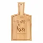 Placemats - Kiss the Cook Bamboo Serving Board - SOMETHING DIFFERENT WHOLESALE