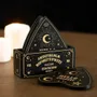 Placemats - Black Talking Board Planchette Coaster Set - SOMETHING DIFFERENT WHOLESALE