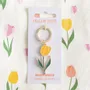 Objets de décoration - Porte-clés tulipe jaune - SOMETHING DIFFERENT WHOLESALE