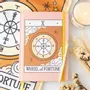 Papeterie - Carnet de notes A5 vintage La Roue de la Fortune Tarot - SOMETHING DIFFERENT WHOLESALE