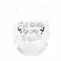 Glass - Blood Of My Enemies Stemless Wine Glass - SOMETHING DIFFERENT WHOLESALE