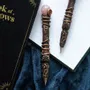 Stationery - Romance Rose Quartz Crystal Wand Pen - SOMETHING DIFFERENT WHOLESALE