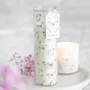 Candles - White Butterfly Print Vanilla Tube Candle - SOMETHING DIFFERENT WHOLESALE