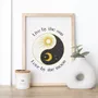 Decorative objects - Yin Yang Framed Wall Art Print - SOMETHING DIFFERENT WHOLESALE