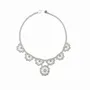 Jewelry - TEXTILE NECKLACE WITH GRAPHIC PATTERN, HAWA MODEL - KARAWAN AUTHENTIC