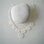 Jewelry - TEXTILE NECKLACE WITH GRAPHIC PATTERN, HAWA MODEL - KARAWAN AUTHENTIC