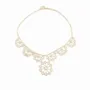 Jewelry - TEXTILE NECKLACE WITH GRAPHIC PATTERN, HAWA MODEL - KARAWAN AUTHENTIC