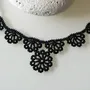 Jewelry - TEXTILE NECKLACE WITH GRAPHIC PATTERN, HAWA MODEL - KARAWAN AUTHENTIC