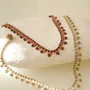 Jewelry - LIANA NECKLACE, HANDMADE WITH THREAD AND BEADS - KARAWAN AUTHENTIC