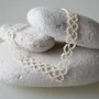 Jewelry - NECKLACE MADE OF LACE AND PEARLS, HANDMADE, SEED - KARAWAN AUTHENTIC