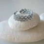 Jewelry - TEXTILE BRACELET MADE OF THREAD AND BEADS, WITH GRAPHIC PATTERNS, MODE - KARAWAN AUTHENTIC
