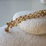 Jewelry - TEXTILE BRACELET MADE OF THREAD AND BEADS, WITH GRAPHIC PATTERNS, MODE - KARAWAN AUTHENTIC