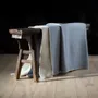 Bed linens - Wool bed Blanket BLUE FOG - single - MOST-BLANKETS