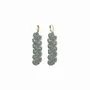 Jewelry - DESIGNER EARRINGS, WIRE AND METALLIC BEADS, BARK MODEL - KARAWAN AUTHENTIC