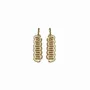 Jewelry - DESIGNER EARRINGS, WIRE AND METALLIC BEADS, BARK MODEL - KARAWAN AUTHENTIC