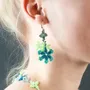 Jewelry - THREAD AND PEARL LACE EARRINGS, BLOOM MODEL - KARAWAN AUTHENTIC